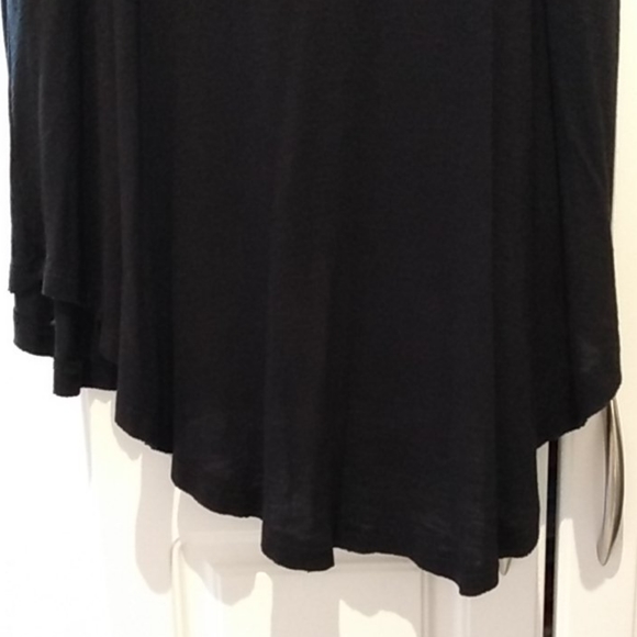 New American Rag Asymmetrical Black Sleeveless Top - Picture 6 of 6